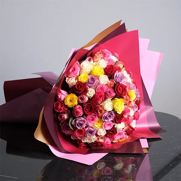 Blooming Elegance Colorful Roses