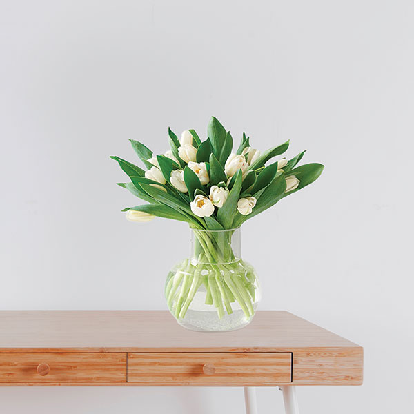 White Tulip Bouquet
