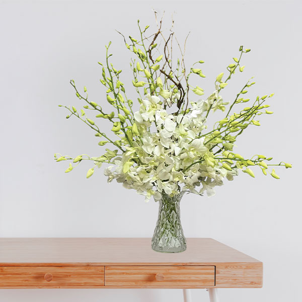 White Dendrobium Bouquet