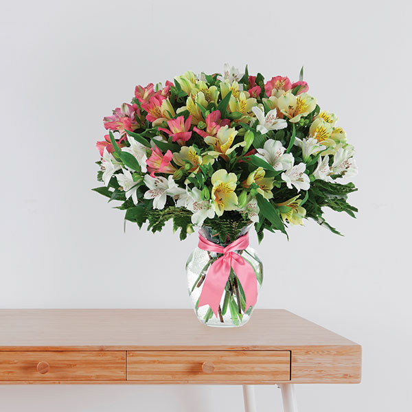 34 Alstroemeria Mix Bouquet