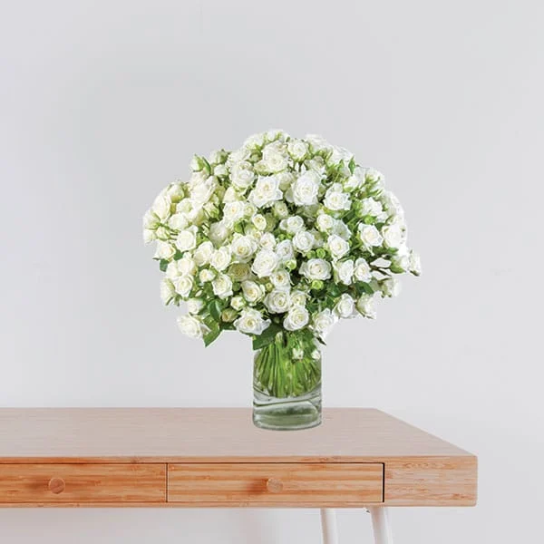 White Baby Rose Bouquet
